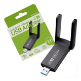 Adaptador Usb Wireless Dual Band Ac1300 5ghz 1300mbps Antena