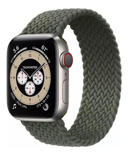 Pulseira Nylon Loop Solo Trançada Para Apple Watch E Iwo