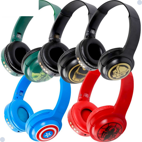 Fone Headfone Sem Fio Infantil Vingadores