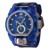 Relógio Masculino Invicta Bolt 44471 Azul, Aço