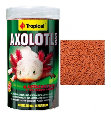 Alimento Tropical Axolotl 135gr Axolote 