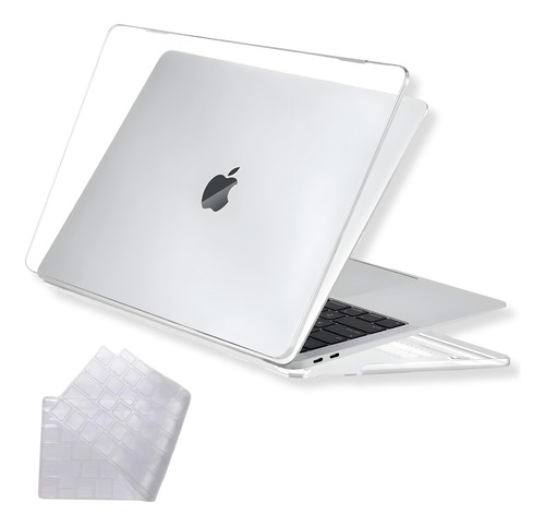 Capa + Pelicula Teclado Cristal P/ Macbook Air 13.3 A2337 M1