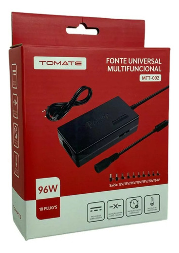 Fonte P/ Notebook Tomate Universal Mtt-002