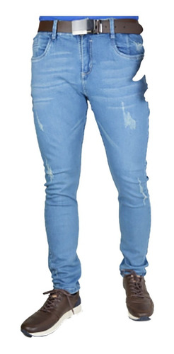 Jeans Skinny Para Hombre 