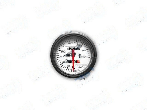 Reloj Velocimetro Fondo Blanco R/europea 200km/h D80mm