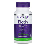 Biotina 10.000mcg 100 Tabletes Natrol - Importado & Original