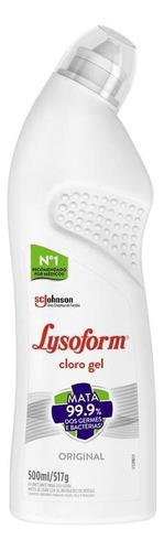 Desinfetante Lysoform Uso Geral Cloro Em Gel Original 500ml