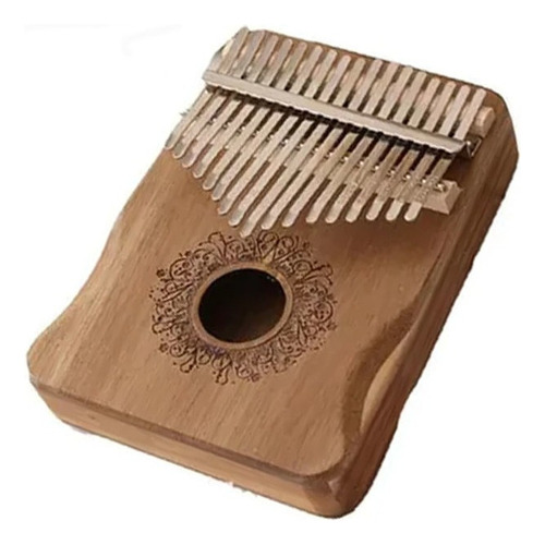 Kalimba Piano De Dedo Marques Klb17 Caoba 17 Teclas