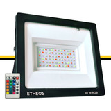 Reflector Led Rgb 50w Ip65 Control Remoto Colores 3000lm