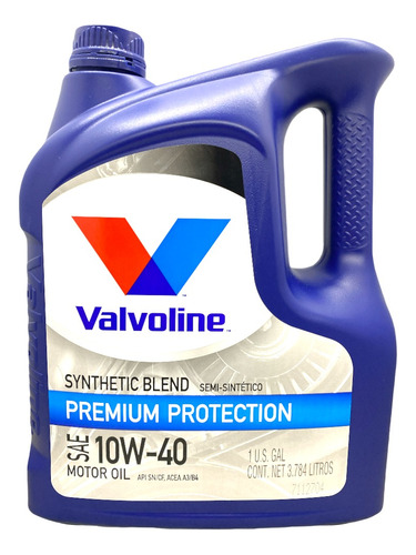 Aceite Semi Sintetico 10w40 Valvoline Nafta Diesel Gnc 4l