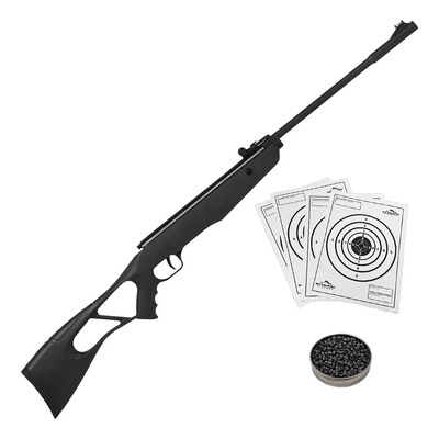 Kit Carabina Rifle Crosman Inferno Cal. 5.5 Mm Y Diábolos Negro 1397 Mm | Meses sin interés