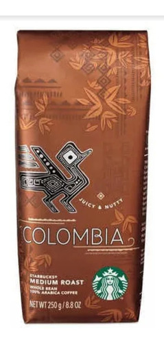 Café Starbucks Colombia En Grano 250 Grs