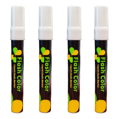Plumones Marcadores Borrables Z-OfficeSupply Vidrio Neón Blanco Pack 4 Pzas | Meses sin interés