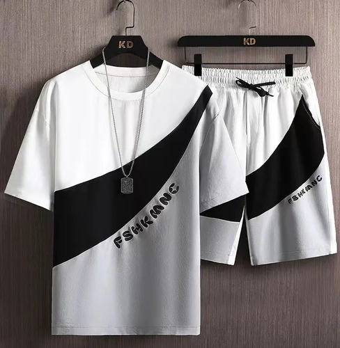 Conjunto De Playera Mangas Cortas Y Short Deportivo P Hombre | MercadoLibre
