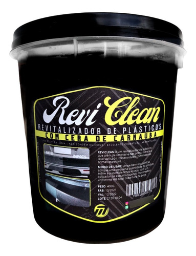 Revitalizador De Plasticos Reviclean Black 400g Multclean