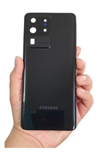 Tapa Trasera Samsung Galaxy S20 Ultra Con Cristal Camara