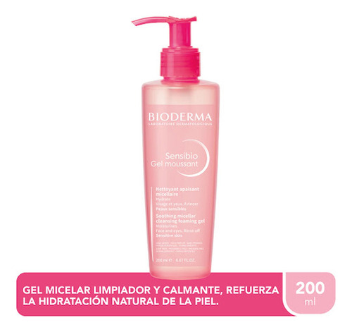 Limpiador Bioderma Sensibio Gel Moussant 200ml