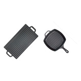 Set Sarten Grill + Plancha Reversible Grill Loderaggio