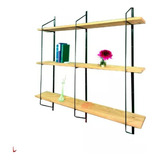 Rack Industrial Modular Comedor Living Hierro Flotante