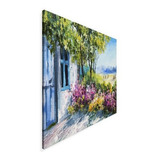 Quadro Decorativo 120x60 Sala Quarto Flores Jardim Paisagem