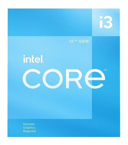 Microprocesador Intel I3-12100 12mb 3.3ghz 1700 12° Gen