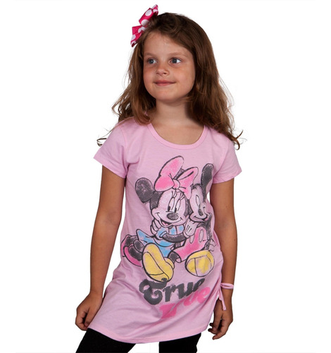 Camiseta Talla (2t) Para Jóvenes Con Estampado De Minnie