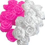 20 Mini Sabonetes De Rosas Medias Perfumados Lembrancinhas