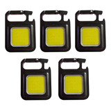 Kit 5 Mini Lamparina Carregamento De 30 Luz Cob Camping