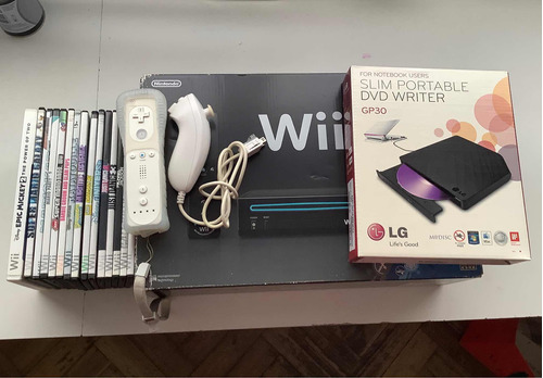 Nintendo Wii Color Negra + Accesorios