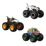 Hot Wheels Monster Trucks Creature, Paquete De 3 Camiones De