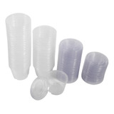 50 Unidades De Vasos Desechables De Plástico Transparente Pa