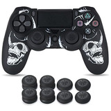 Yorha 1 Funda De Silicona Para Controlador Ps4 (calaveras B.