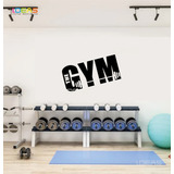 Vinil Decorativo Frase The Gym Sticker Decorativo