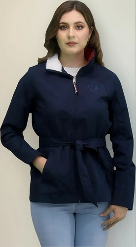 Chamarra Tommy Hilfiger Azul Marino Mod. 76j3826 410