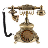Teléfono Vintage Antiguo Dial Giratorio Teléfono Retr...