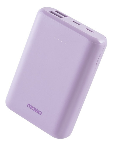 Power Bank Mobo Power 10000 Mah Bateria Portatil Lila 3a/15w