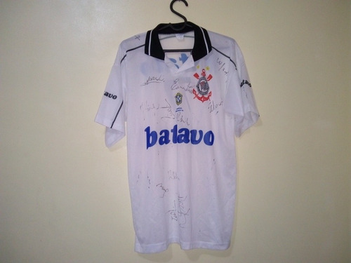Camisa Corinthians Autografada Retro