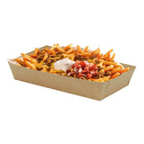 Charola Para Papas, Alitas, Nachos, Boneless 22x11x4cm 200pz