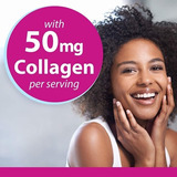 Colágeno + Biotina + Vitaminas Mujeres, Sabor Frambuesa 