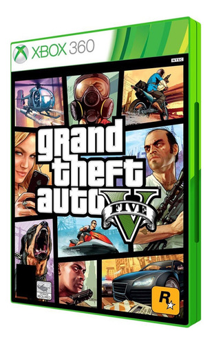 Grand Theft Auto V Xbox 360 Midia Fisica  Gta5