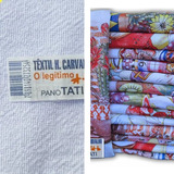 Pano De Prato Pé De Galinha Tati Estampado Atacado Kit 15 Un