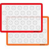 Hotpop Silicone Baking Mats 0.75mm, Non-stick Silicone Sh Aa