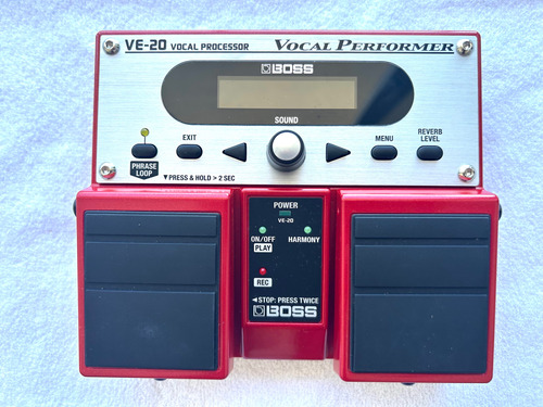 Pedal De Voz Boss Vocal Processor Ve-20 Estado De Novo