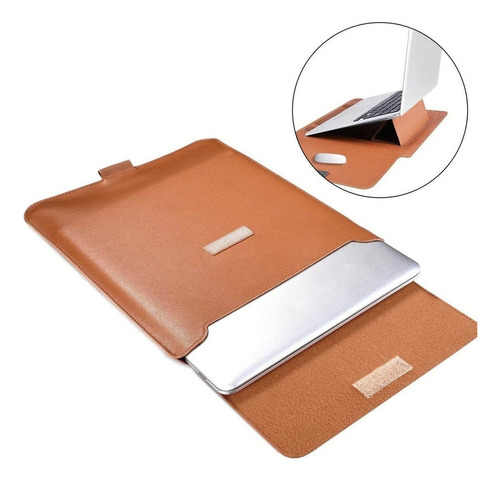 2 Laptop Case Cover With Leather Notebook Holder