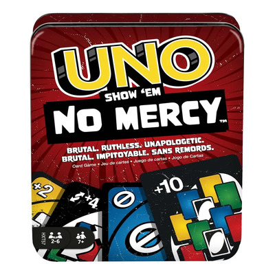 Mattel Uno Show 'em No Mercy Juego De Cartas En Lata | Envío gratis