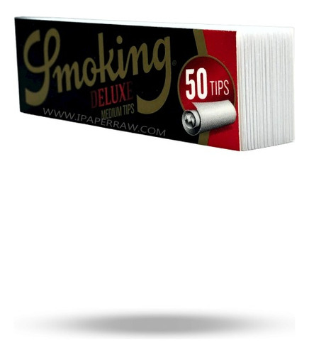 Filtro Smoking De Papel Tips Deluxe Medium Troquelado 50u