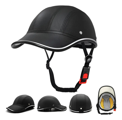 Casco Gorra Moto Scoter Skate Bici Chopper Beisbol