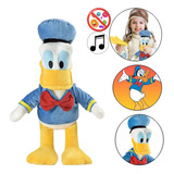 Pelúcia Pato Donald Disney 33 Cm Com Som Original