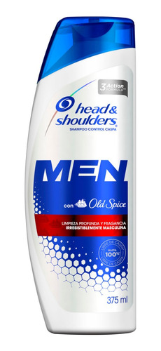 Shampoo Head & Shoulders Old Spice 375ml Fragancia Masculina