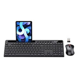 Combo Teclado Y Ratón Inalámbrico, Marvo 2.4g Ergonómico